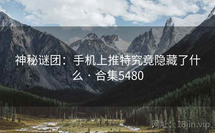神秘谜团：手机上推特究竟隐藏了什么 · 合集5480