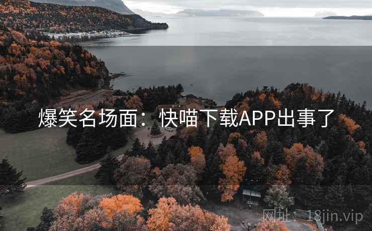 爆笑名场面：快喵下载APP出事了